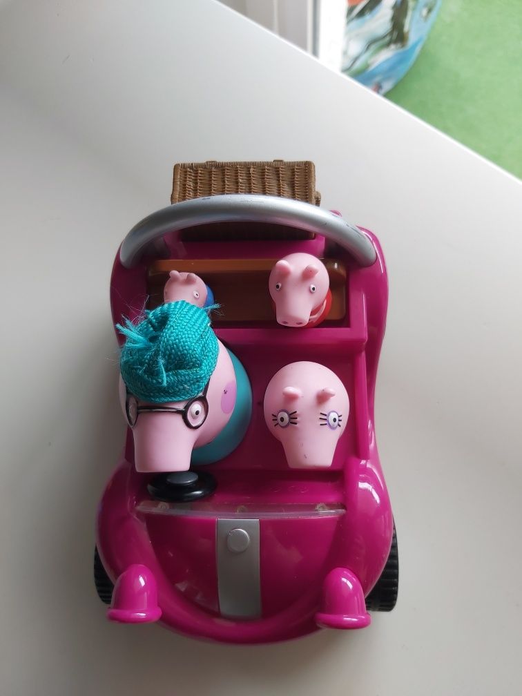 Auto świnka peppa rodzina