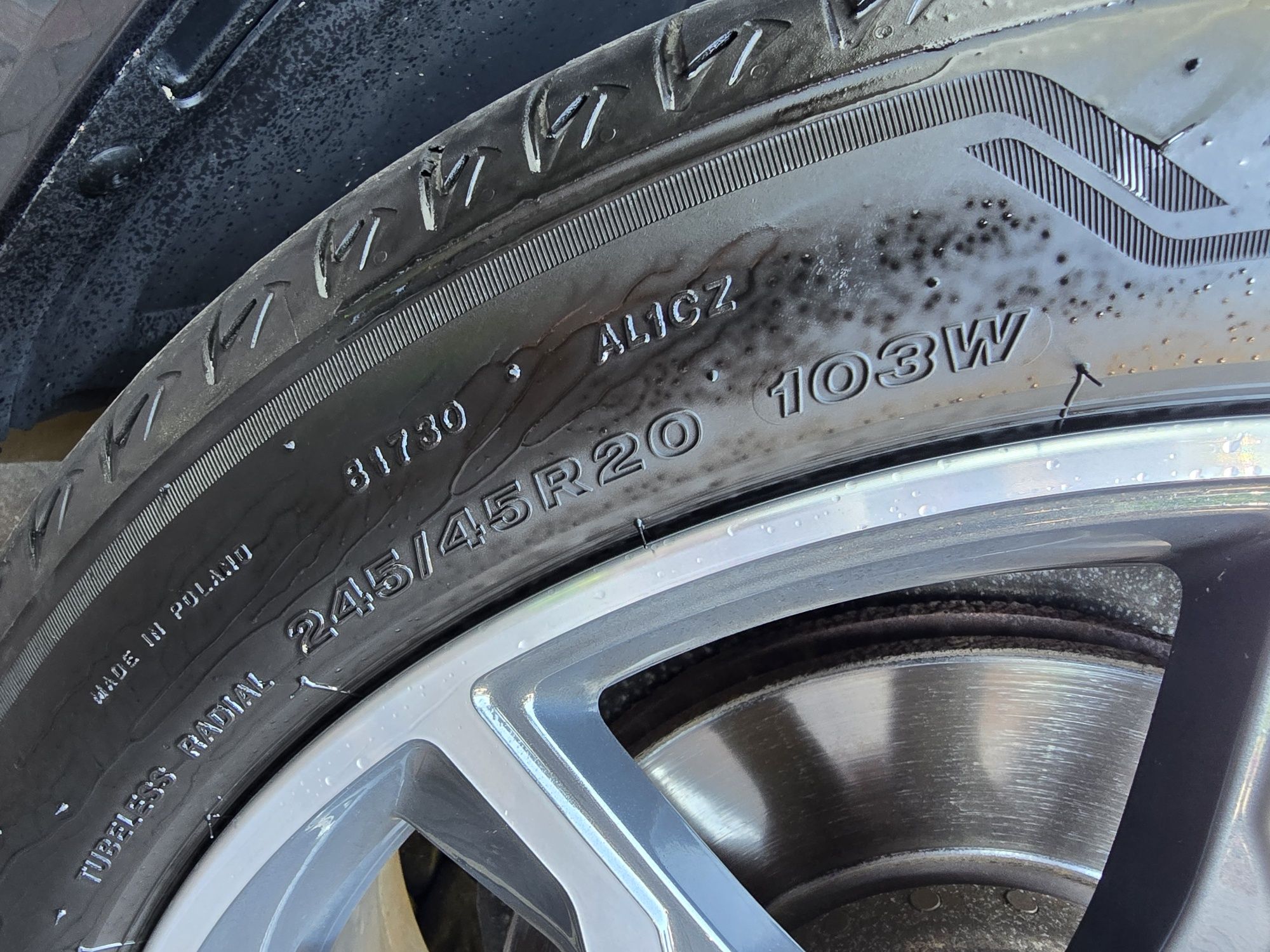 Opony letnie do bmw x4 x3 275/40, 245/45/20 Bridgestone RSC