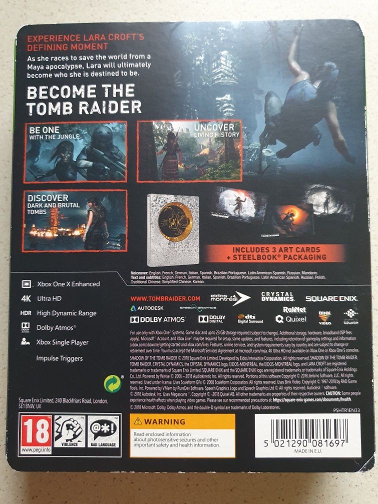 GRA XBOX ONE Shadow of the tomb raider