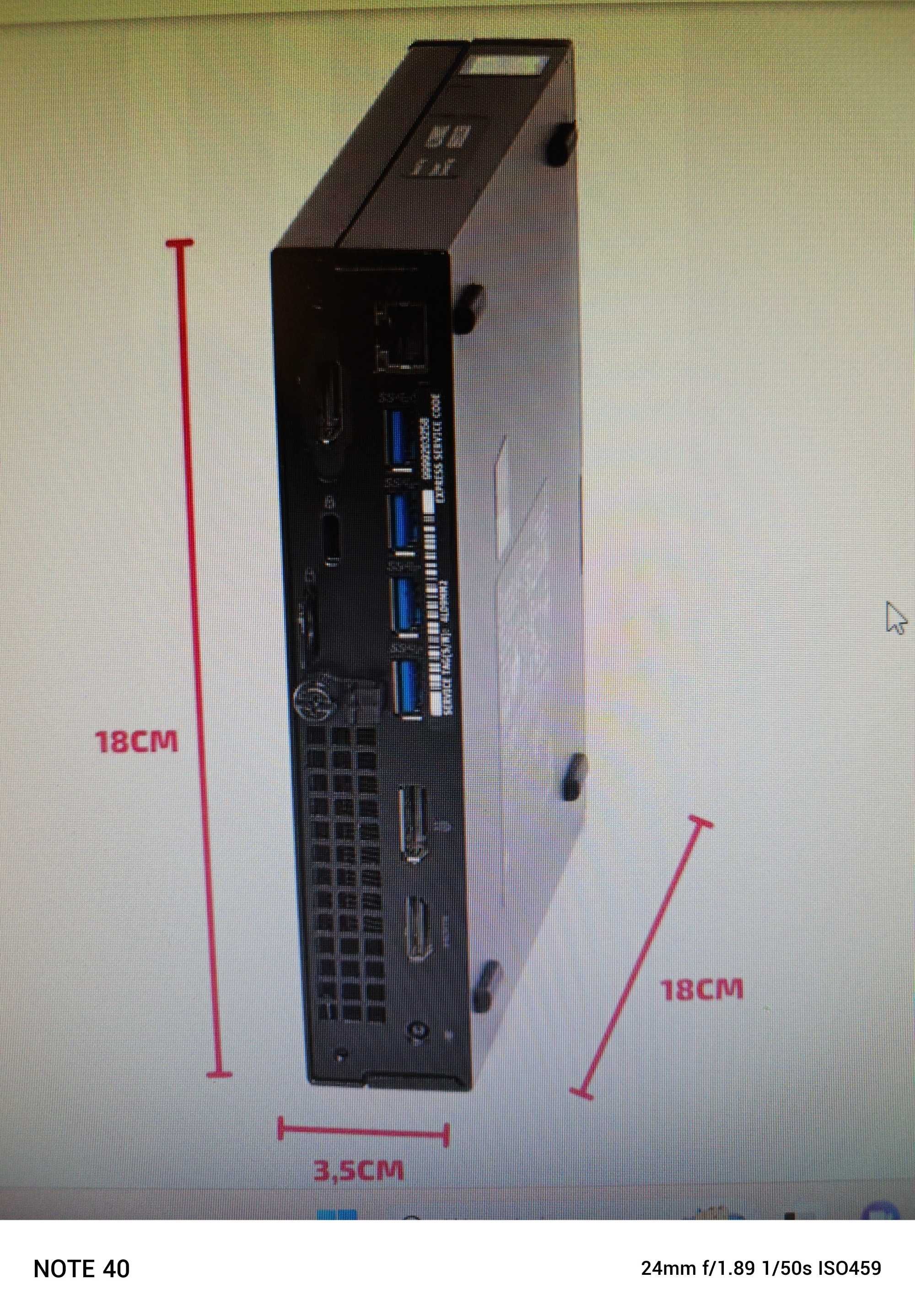 Komputer Mikro Dell OptiPLex 7050 i5 6gen. 7500T 2.70GHz Win11.Super.