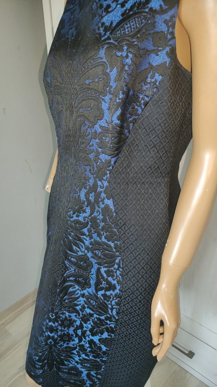 Sukienka czarno- niebieska