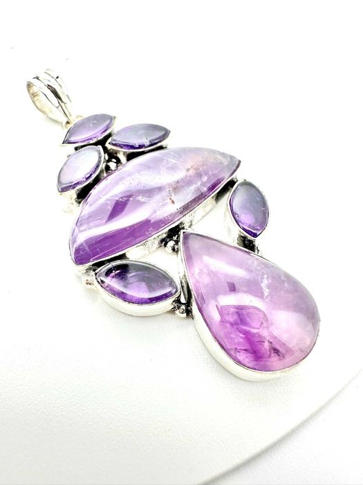 zawieszka, wisio kamień naturalny
Ametyst. Próba 925 unikat