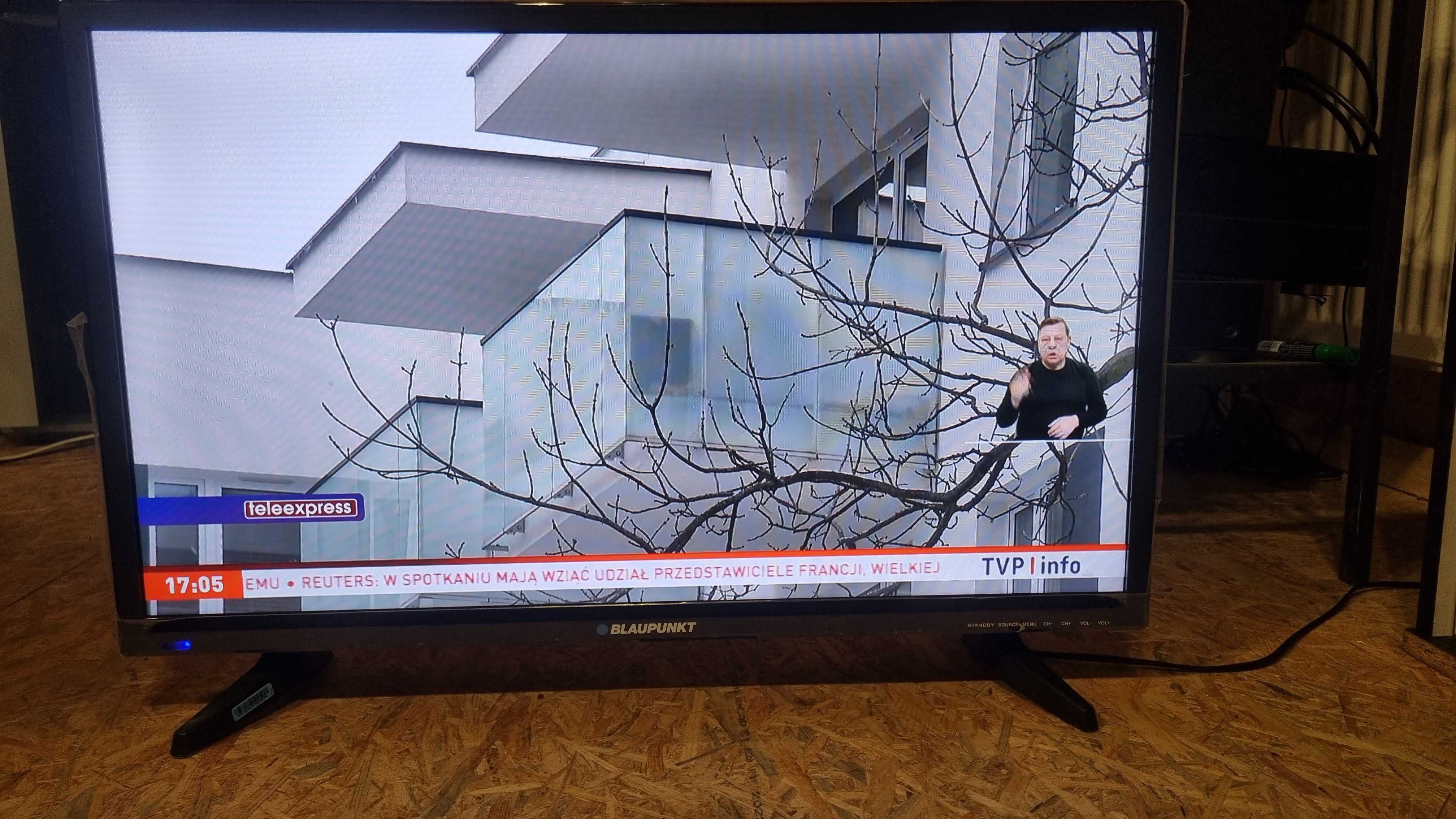 Telewizor BLAUPUNKT 32" nowy, DVBT C2, gwarancja-650zł.