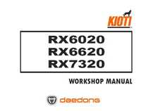 Instrukcja Napraw Kioti RX 6020, 6620, 7320 PL