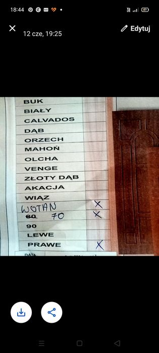 Drzwi wewnętrzne