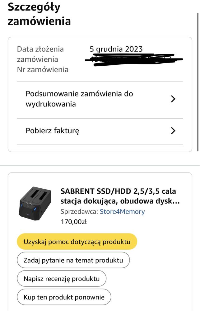 2 Bay USB A Stacja dokująca do dysków twardych (2’5” i 3’5”)