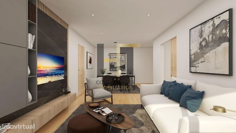 Apartamento | T1 | Varanda | Arrumos | Lugar de Garagem | Paredes