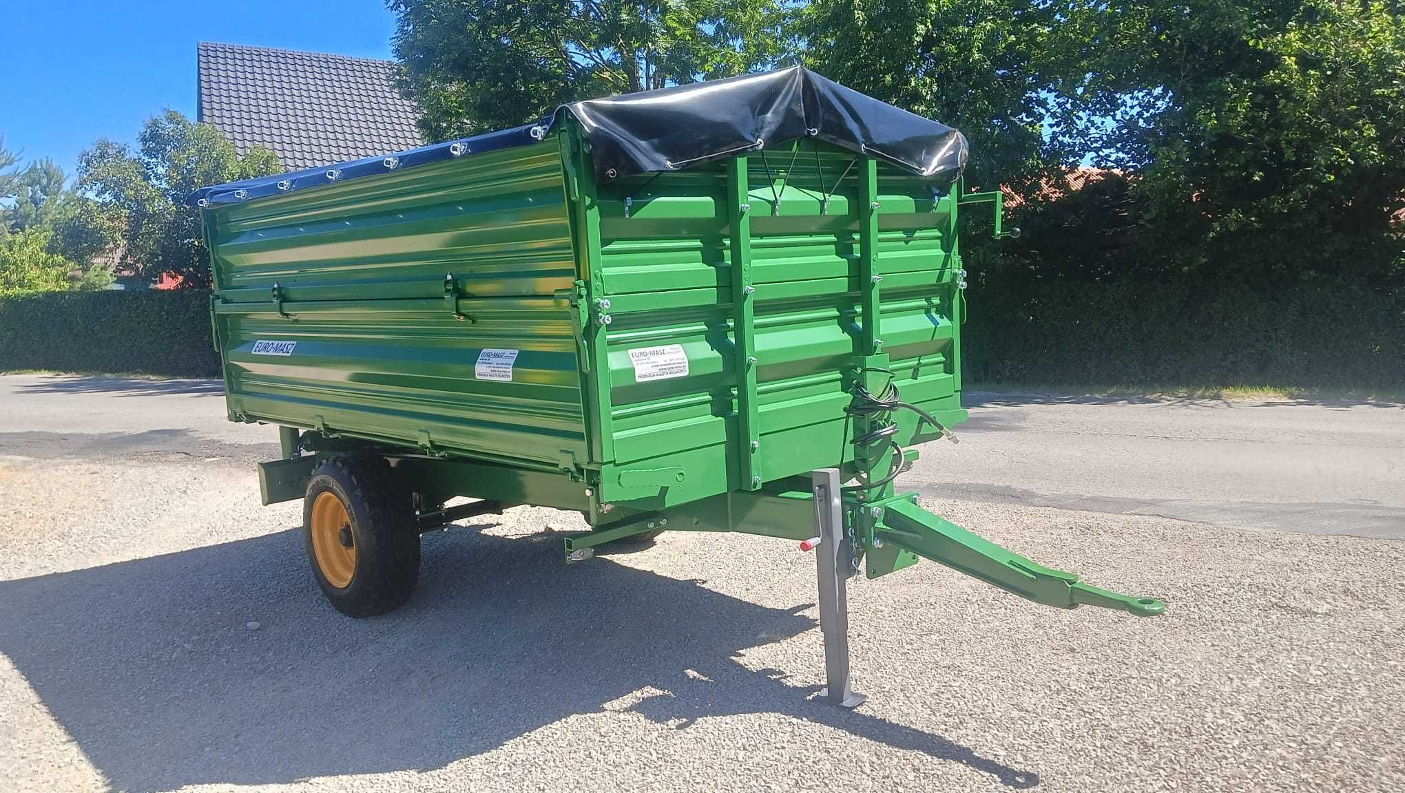 PRZYCZEPA ROLNICZA 3t jednoosiowa euro-masz WYWROTKA
