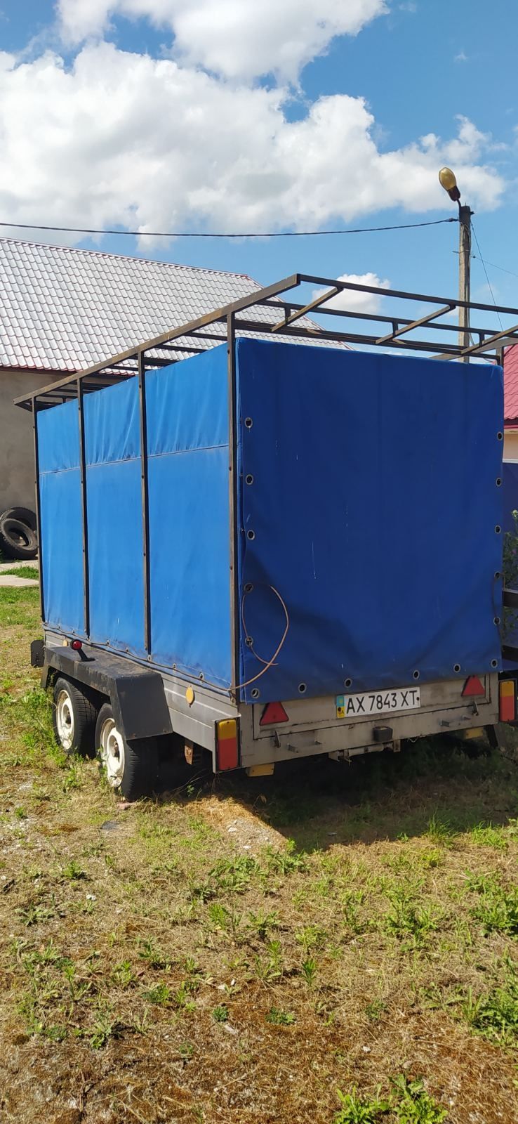 Причеп легковий вантажопідйомність 2т