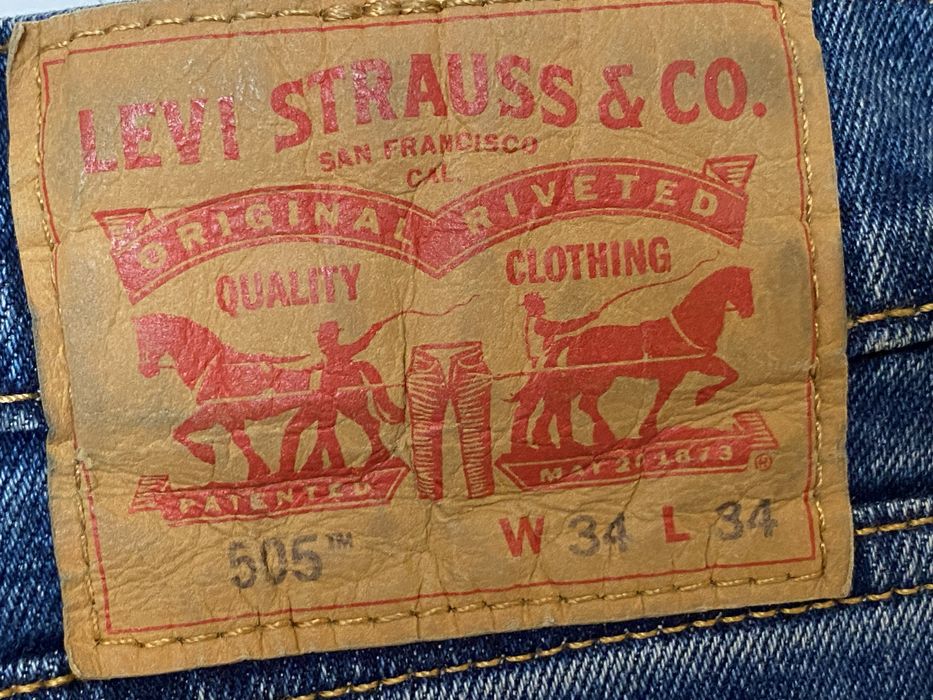 Джинси Levi's 501® Original Regular Fit розмір W34 L32