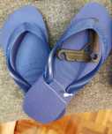 Havaianas azuis novas, nunca usadas 41/42 e 39/40