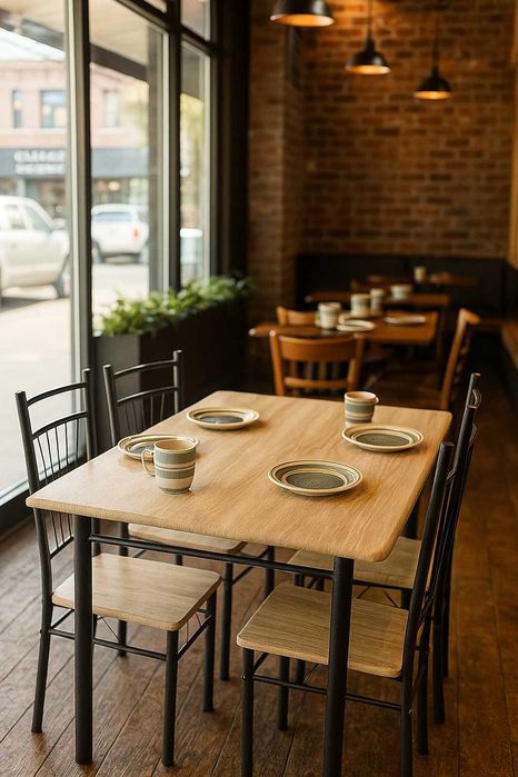 mesas + 4 cadeiras  novas paga na casa restaurante cafes particulares