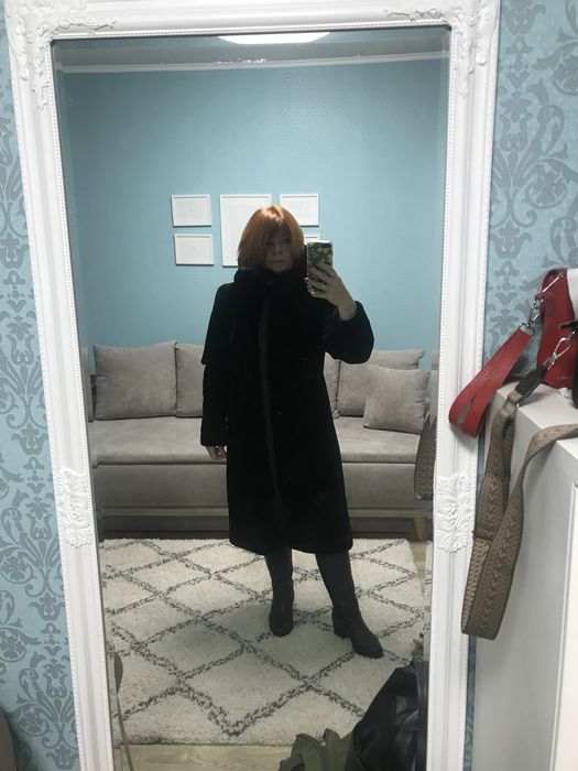 Натуральна мутонова шуба