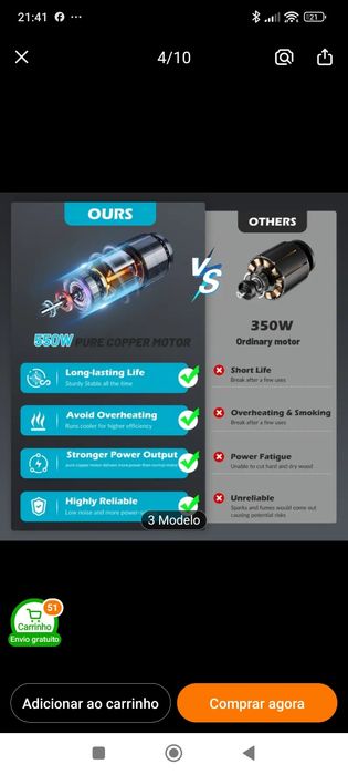 Mini Motosserra portátil