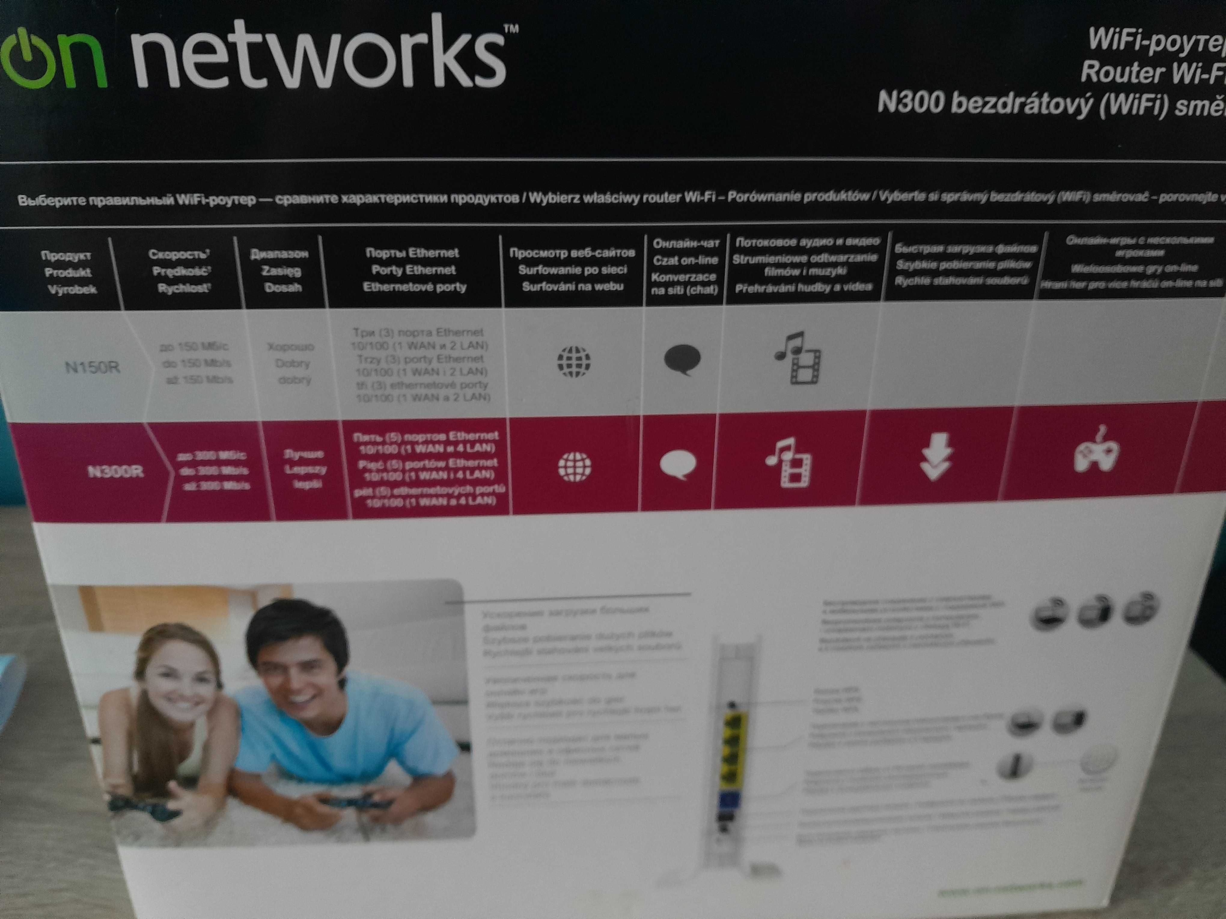 Router Wi-FI ON networks N300