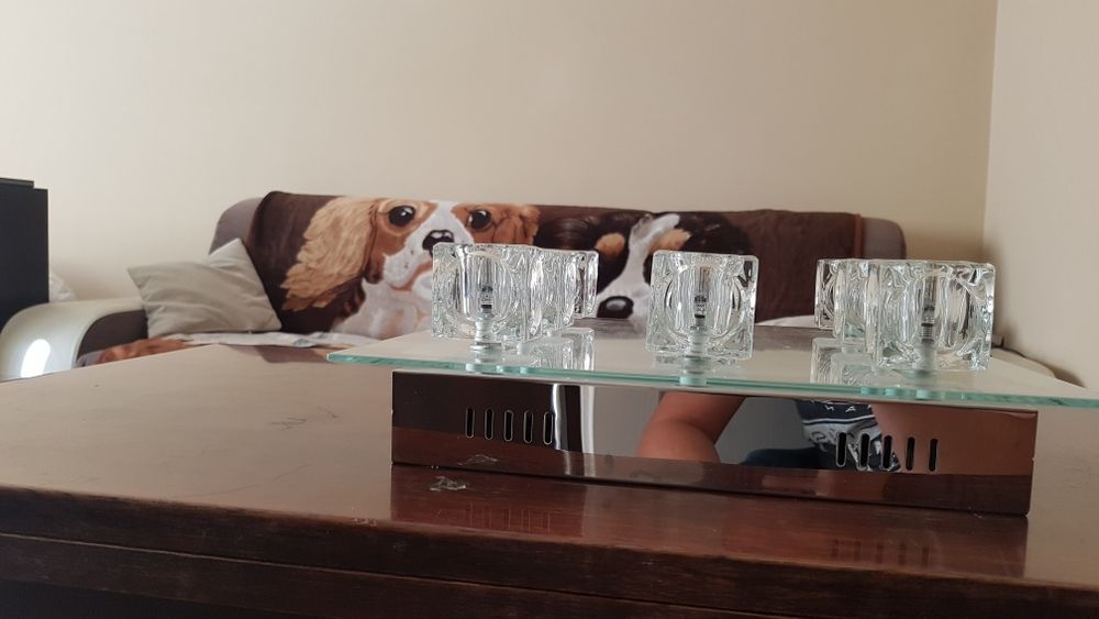 Lampa sufitowa z 9 światełkami LED zmieniająca kolory