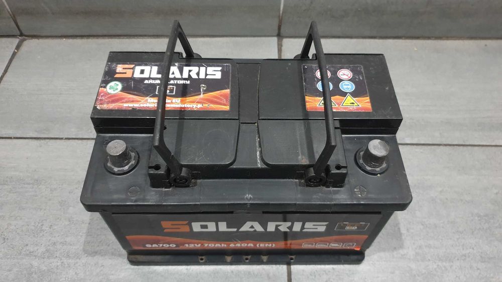 Akumulator używany SOLARIS 12V 70AH 640A