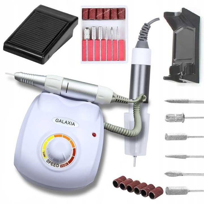 Profesjonalna Mocna Frezarka Do Paznokci 65W Manicure Pedicure Frezy