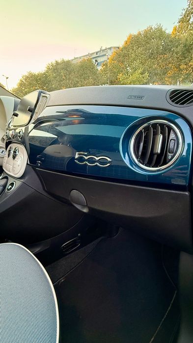 Fiat 500 Hybrid Azul
