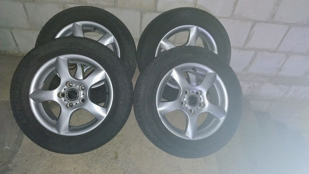 Alufelgi 15" Opel Astra H, Saab 5x110 plus opony letnie