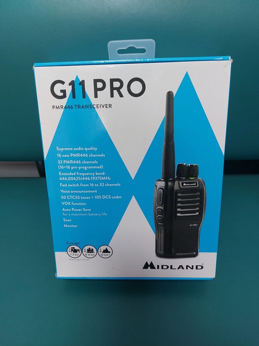 Рация Midland G 11 Pro радиус 12 км.




Характеристики
Производитель