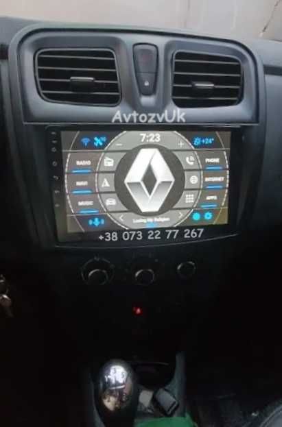 Магнитола RENAULT Logan MCV Sandero DACIA Lodgy GPS CarPlay Android 13