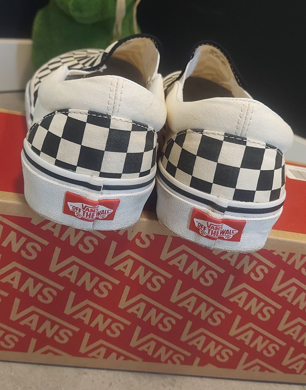 Buty Vans męskie trampki białe czarne 43