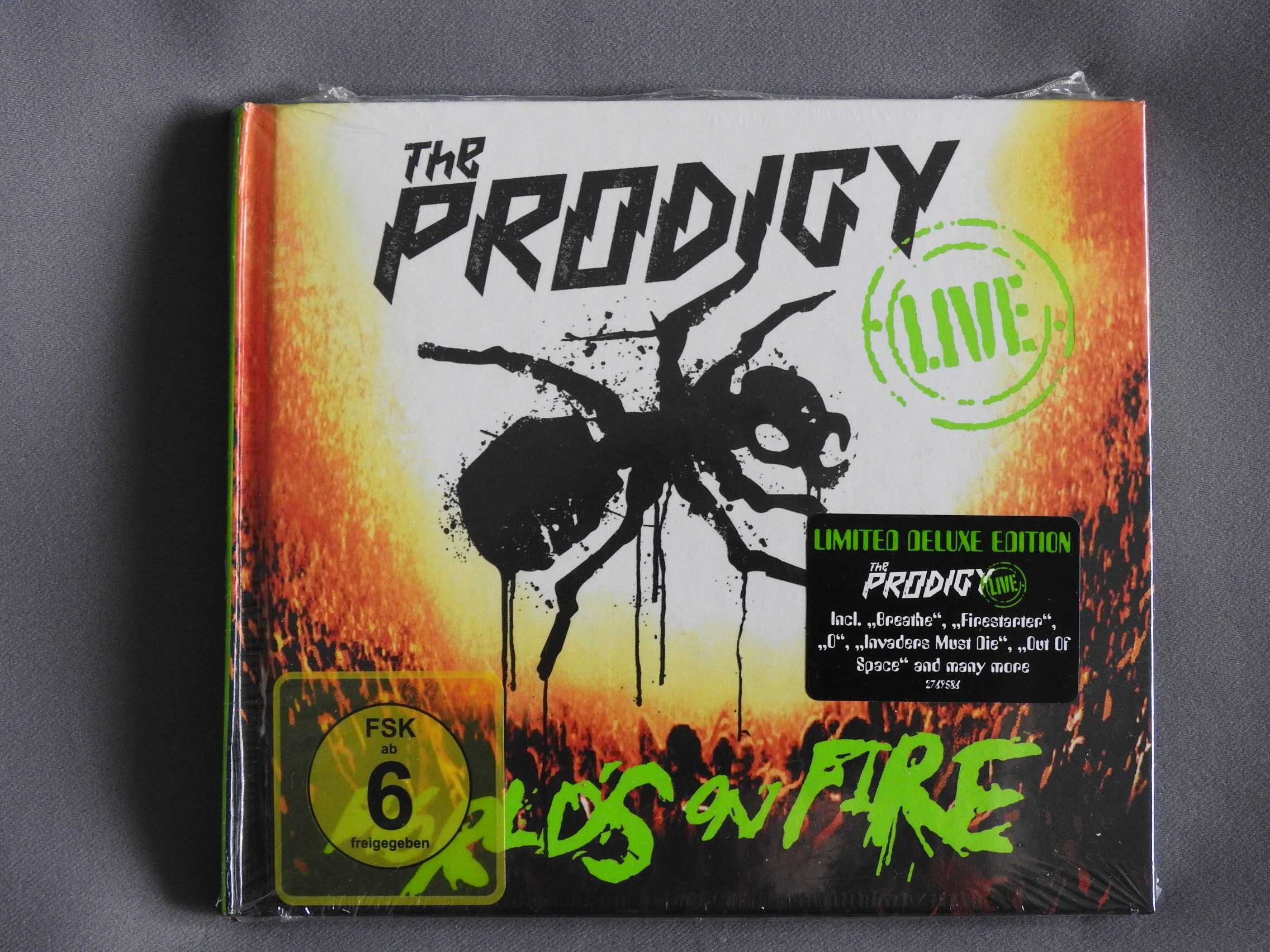 The Prodigy *Live World's On Fire* CD DVD 2011 Europe SEALED оригинал