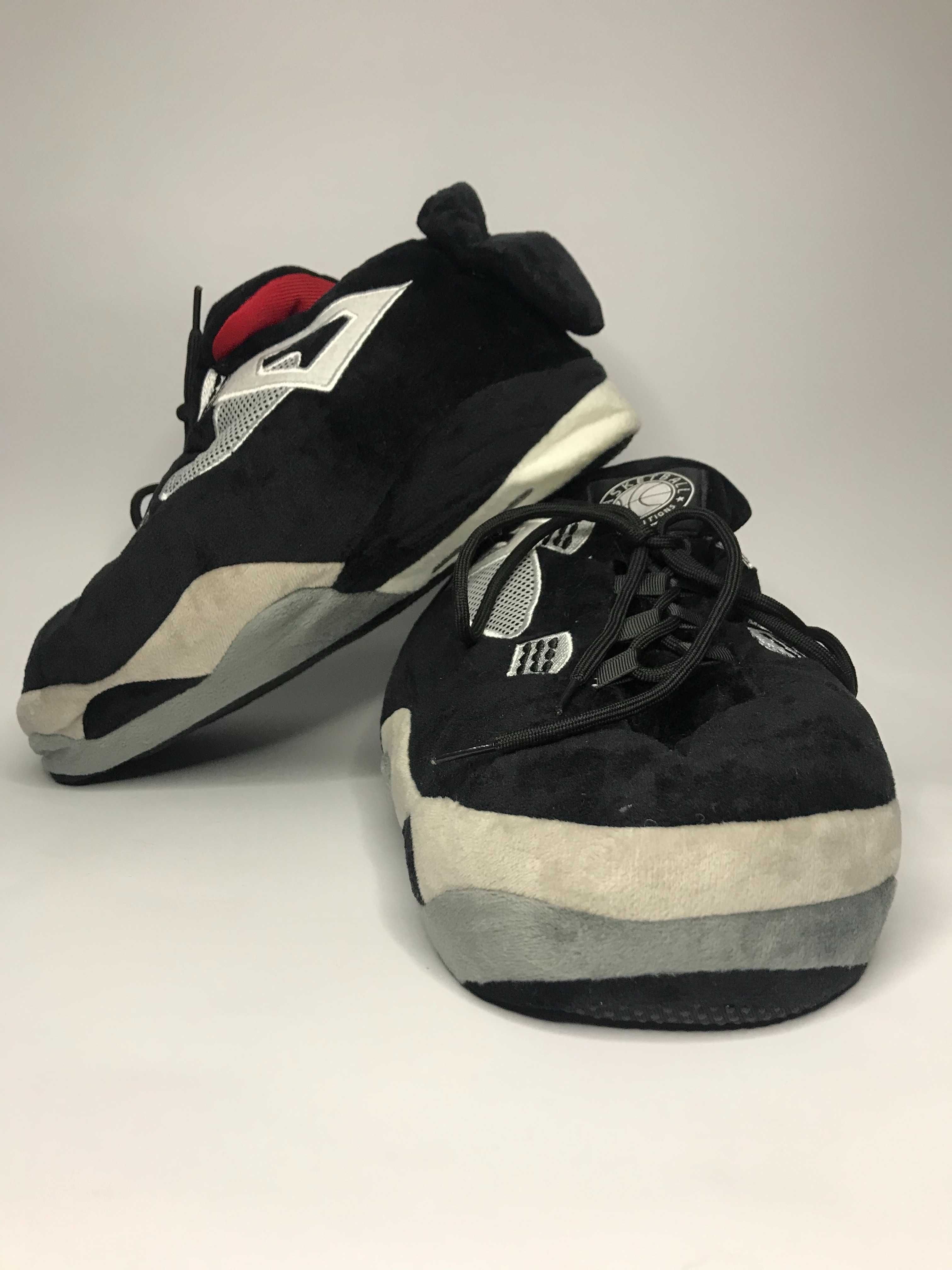 CIEPŁE PLUSZOWE KAPCIE inspirowane butami Nike Jordan (36-44r.)