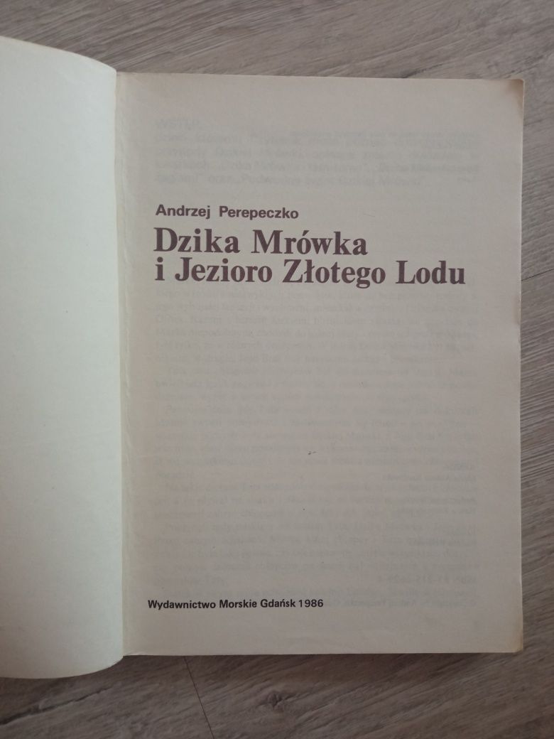 Dzika Mrówka i Jezioro Złotego Lodu. Andrzej Perepeczko