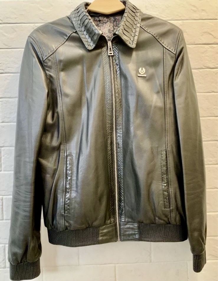 Мужская кожаная  куртка Belstaff