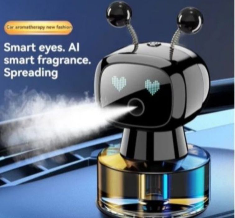 ХИТ! Умный ромадифузор "Робот" 50мл JQR002 з ароматерапією - 3 режими