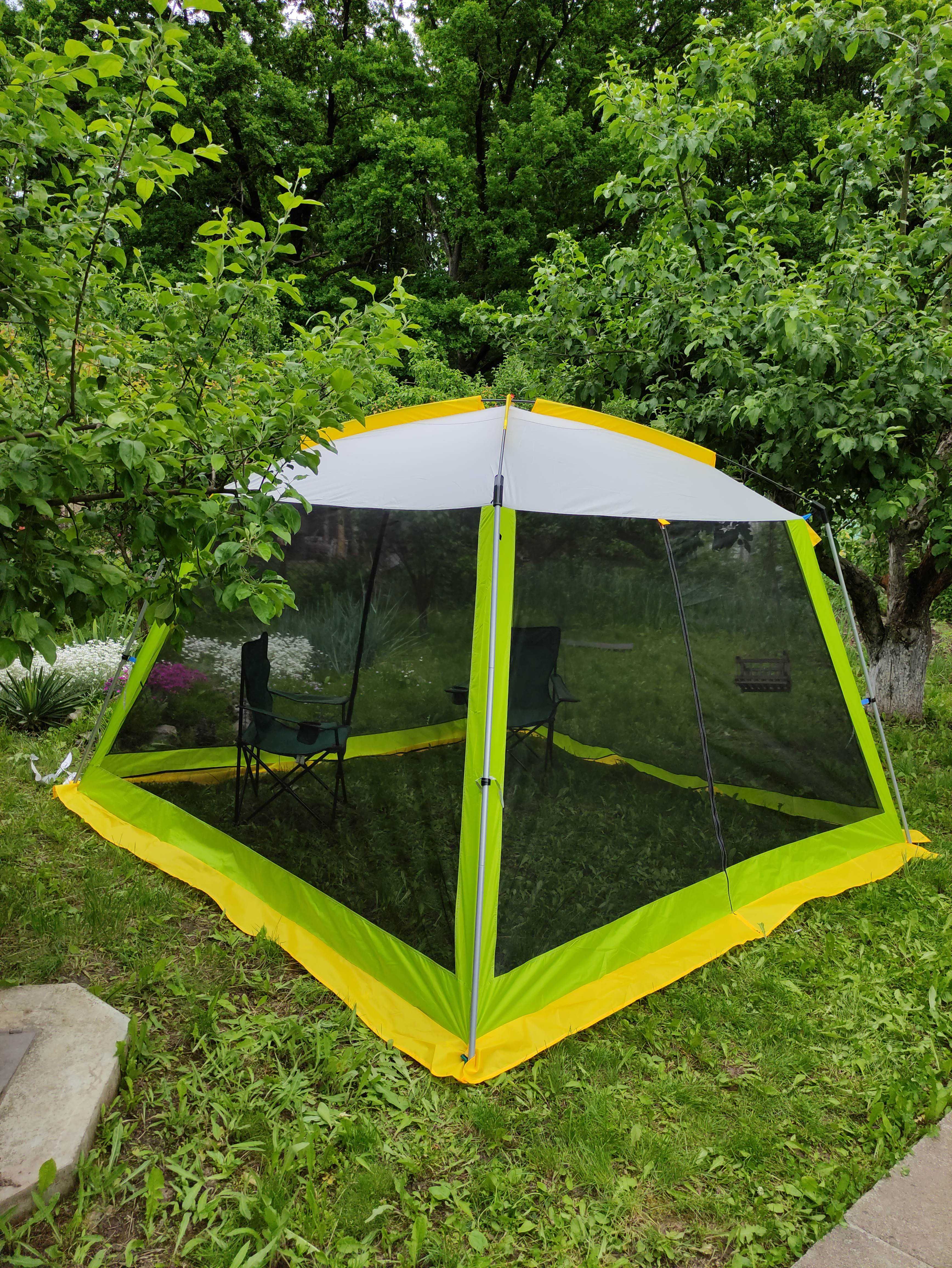 МЕГА Палатка-шатер тент для кемпинга, рыбалки, охоты