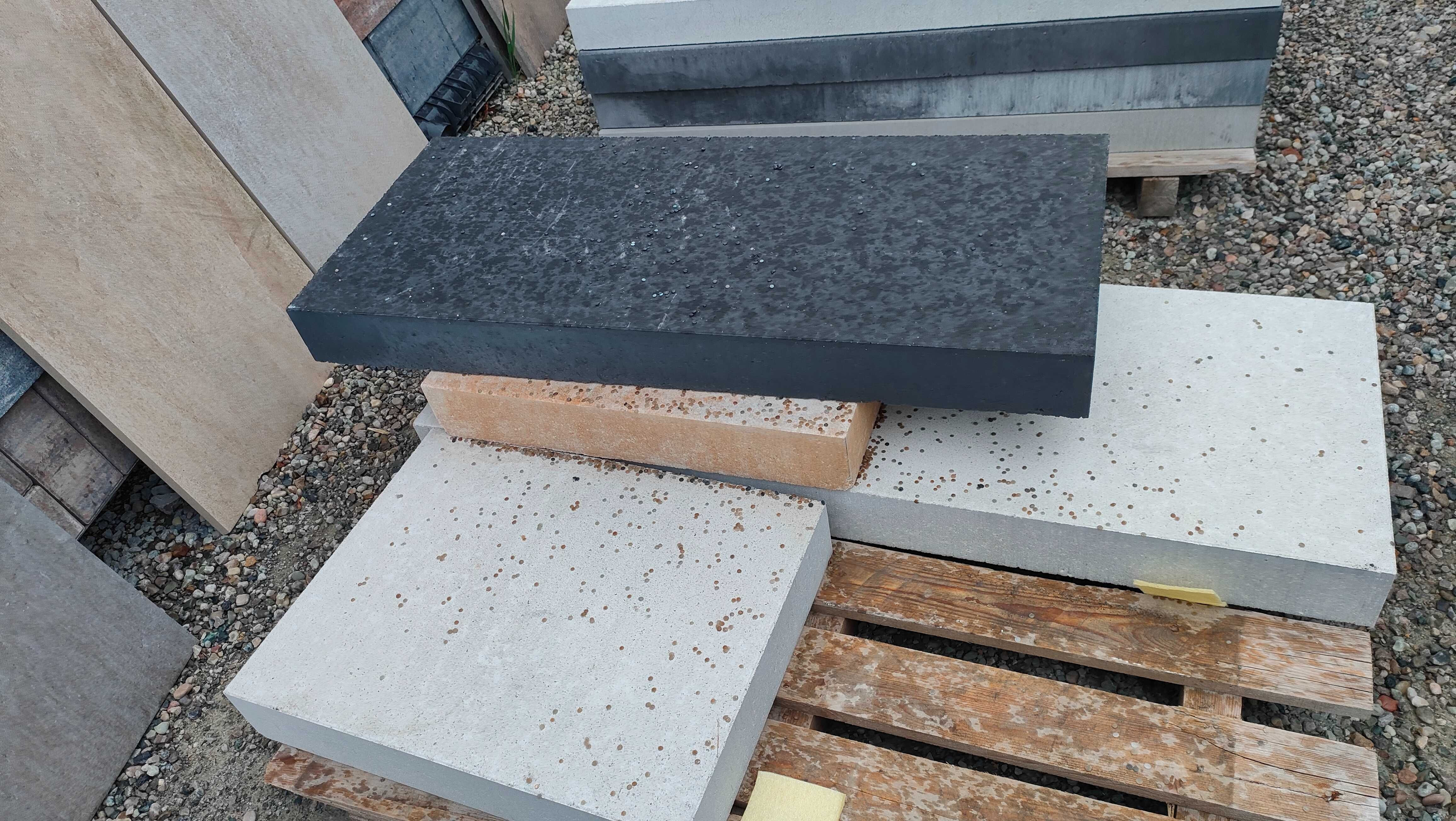 Blat na stolik stół płyta tarasowa stopnie lewitujące schody palisada