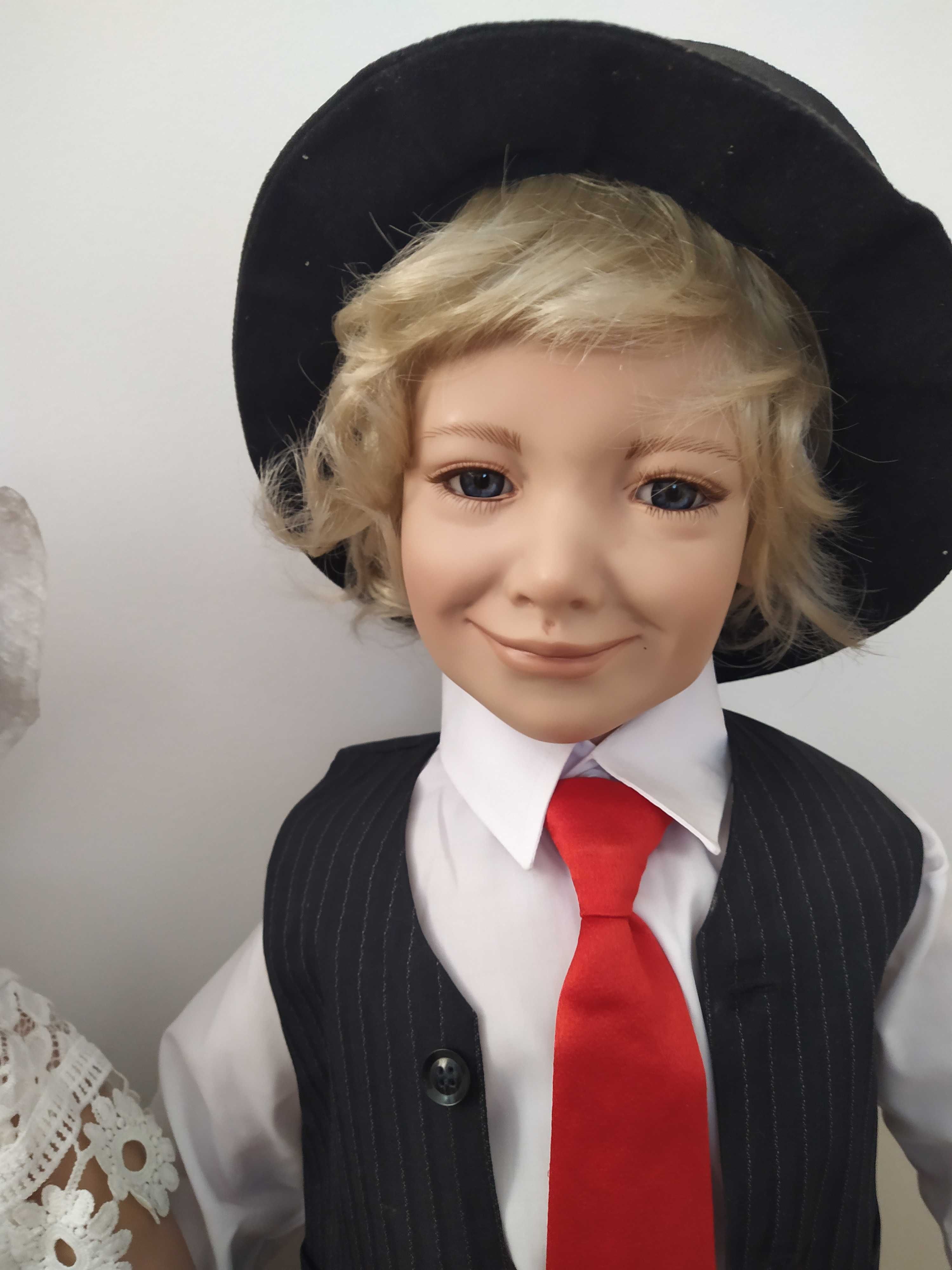 2 lalki kolekcjonerskie, Susan Lippl winylowe, dekoracja weselna