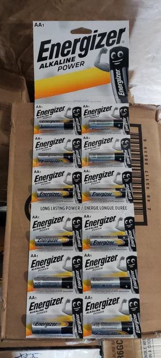 Батарейка Energizer Alkaline Power АА\AAA Карта (12 шт) . Есть ОПТ!