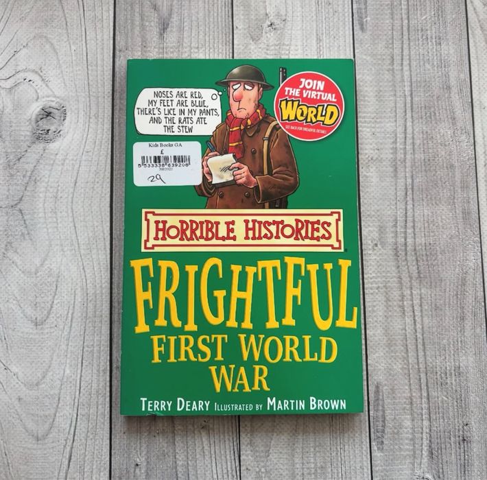Дитяча книга англійською Horrible Histories Frightful First World War