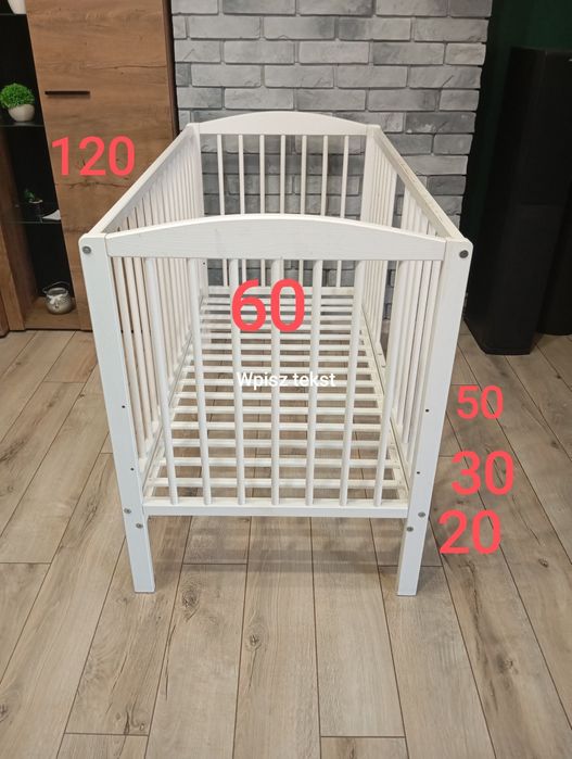 Łóżeczko dziecięce 120x60