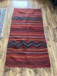 Oryginalny orientalny dywan z Jordanii welna owcza 180 x 90 cm