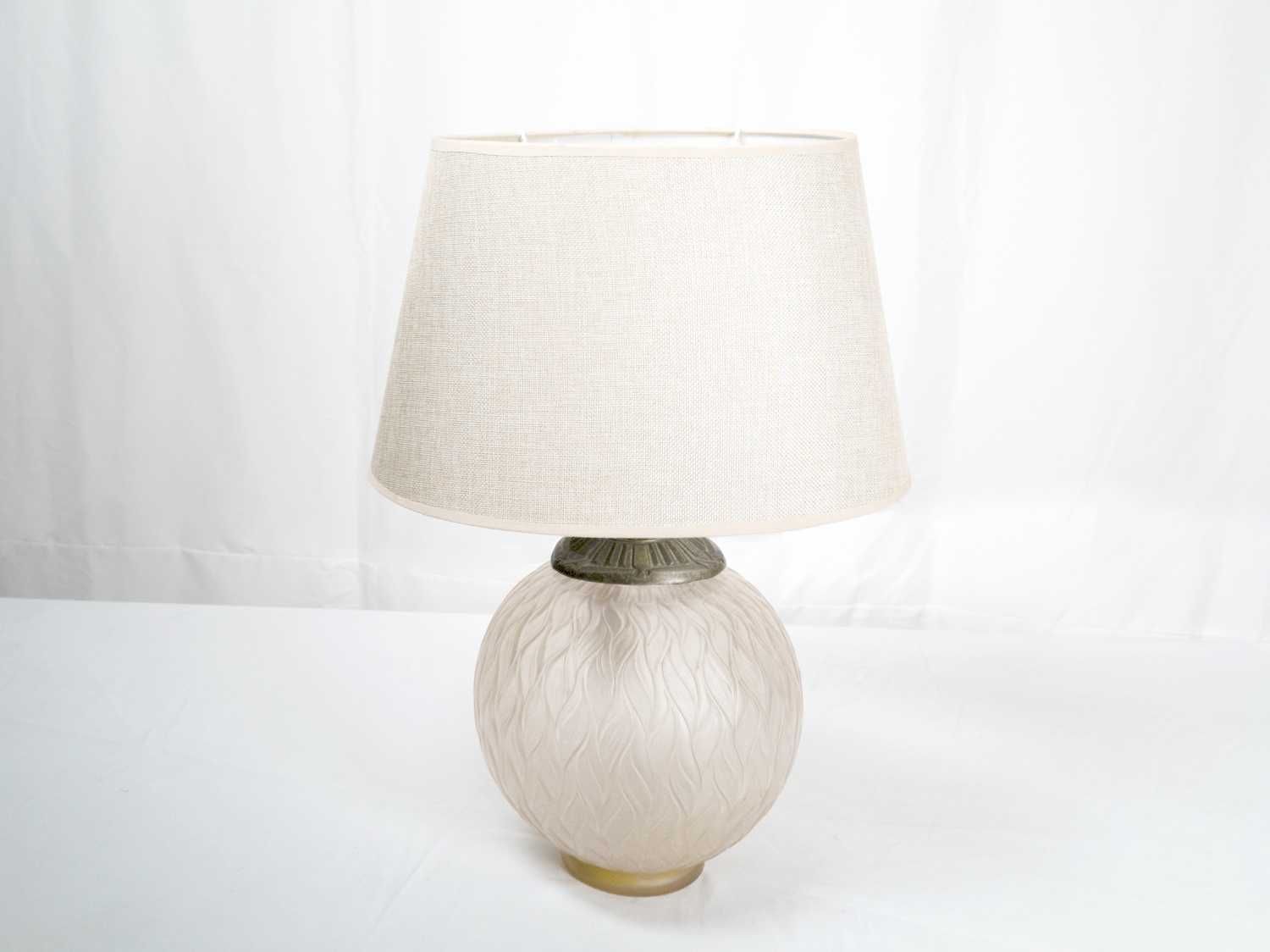 Candeeiro vidro Art Deco Genet & Michon | 1930