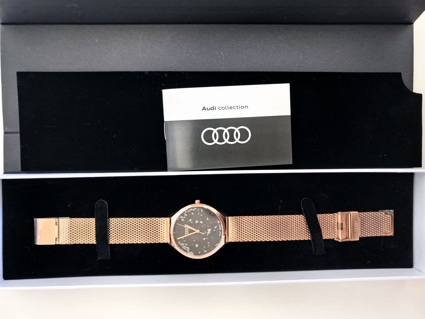 Zegarek Audi Rose Gold różowe zloto