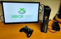 Xbox 360 Slim +pad +1 gry / Konsola xbox360
