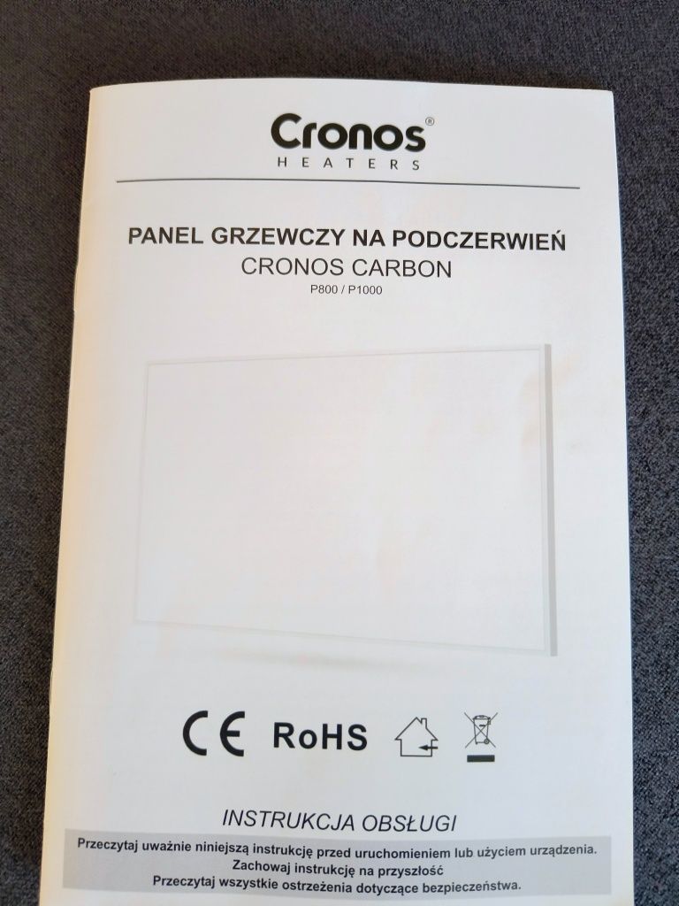 Panel grzewczy na podczerwień 800W