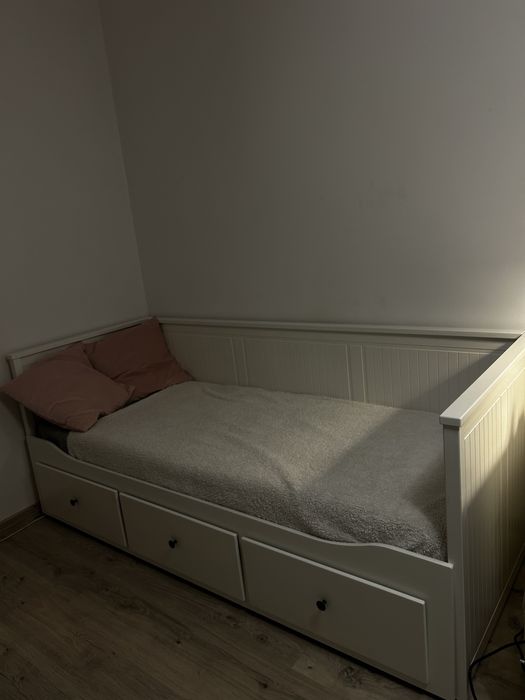 Łóżko IKEA HEMNES białe