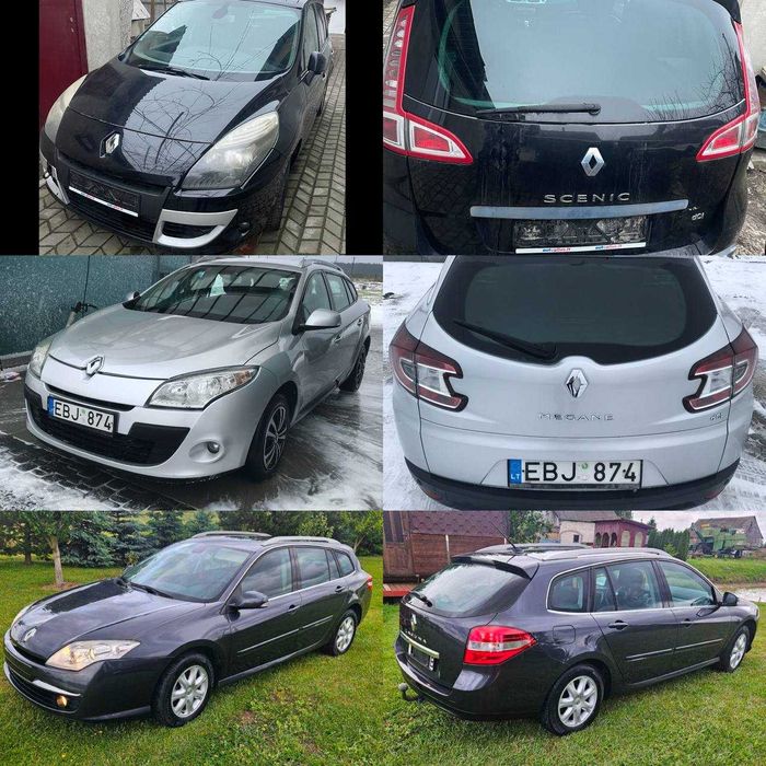 Авторозбір шрот Рено Сценік 3 Рено Меган 3 Рено Лагуна 3