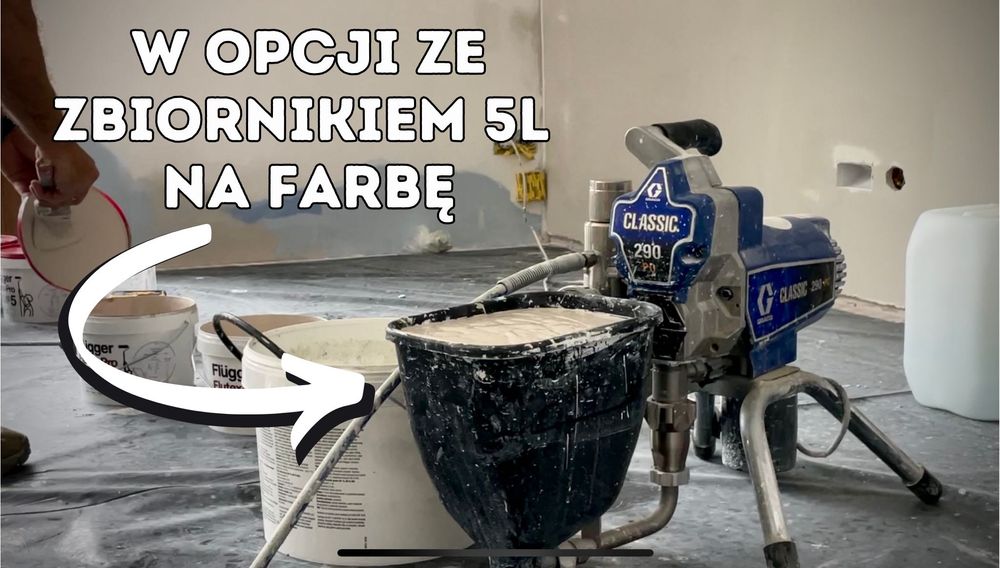 Wynajem agregat malarski GRACO 290 CLASSIC - agregat do malowania