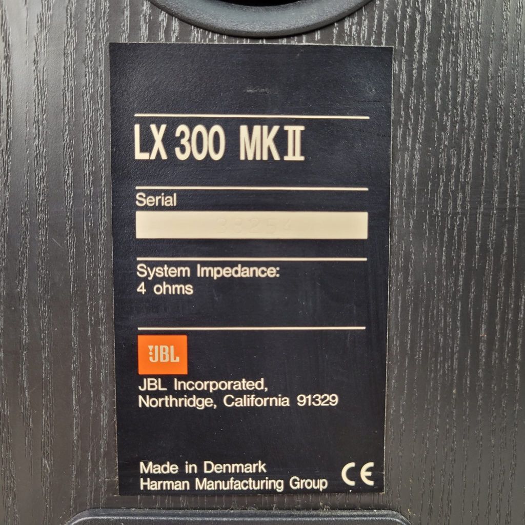 Kolumny JBL LX 300 MK II 4ohm Denmark Monitory dobry bas Dobór Audio