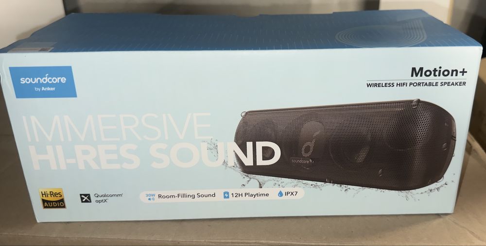 Bluetooth Колонка Anker Soundcore Motion plus. 30W, AptX,