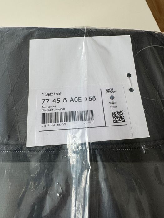 Plecak na zbiornik BMW Black Collection duży / torba na bak / tankbag