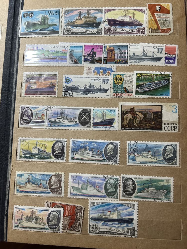 марки СССР, Польши,Монголии, Болгарии
